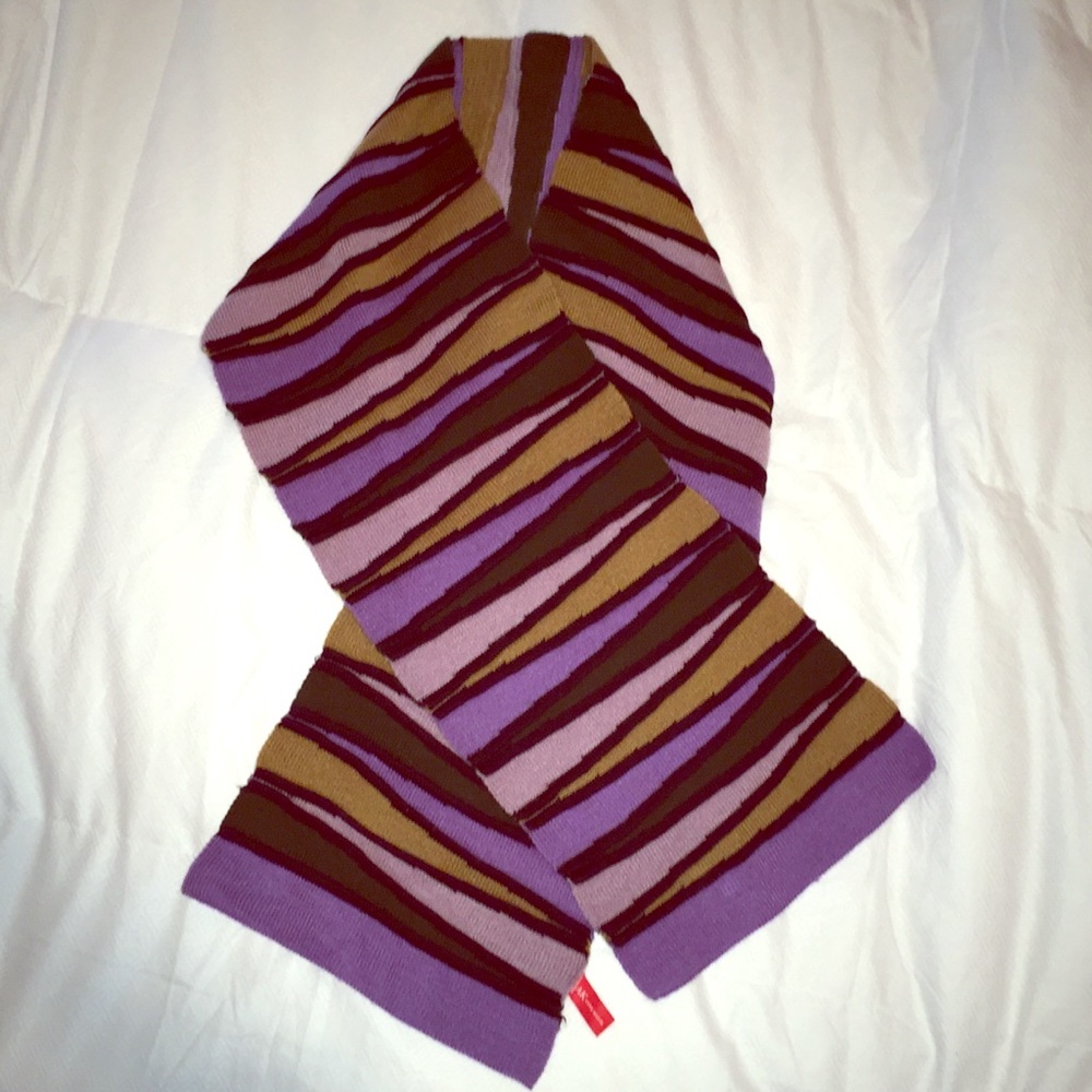 Anne Klein Multi-Colored Knit Scarf